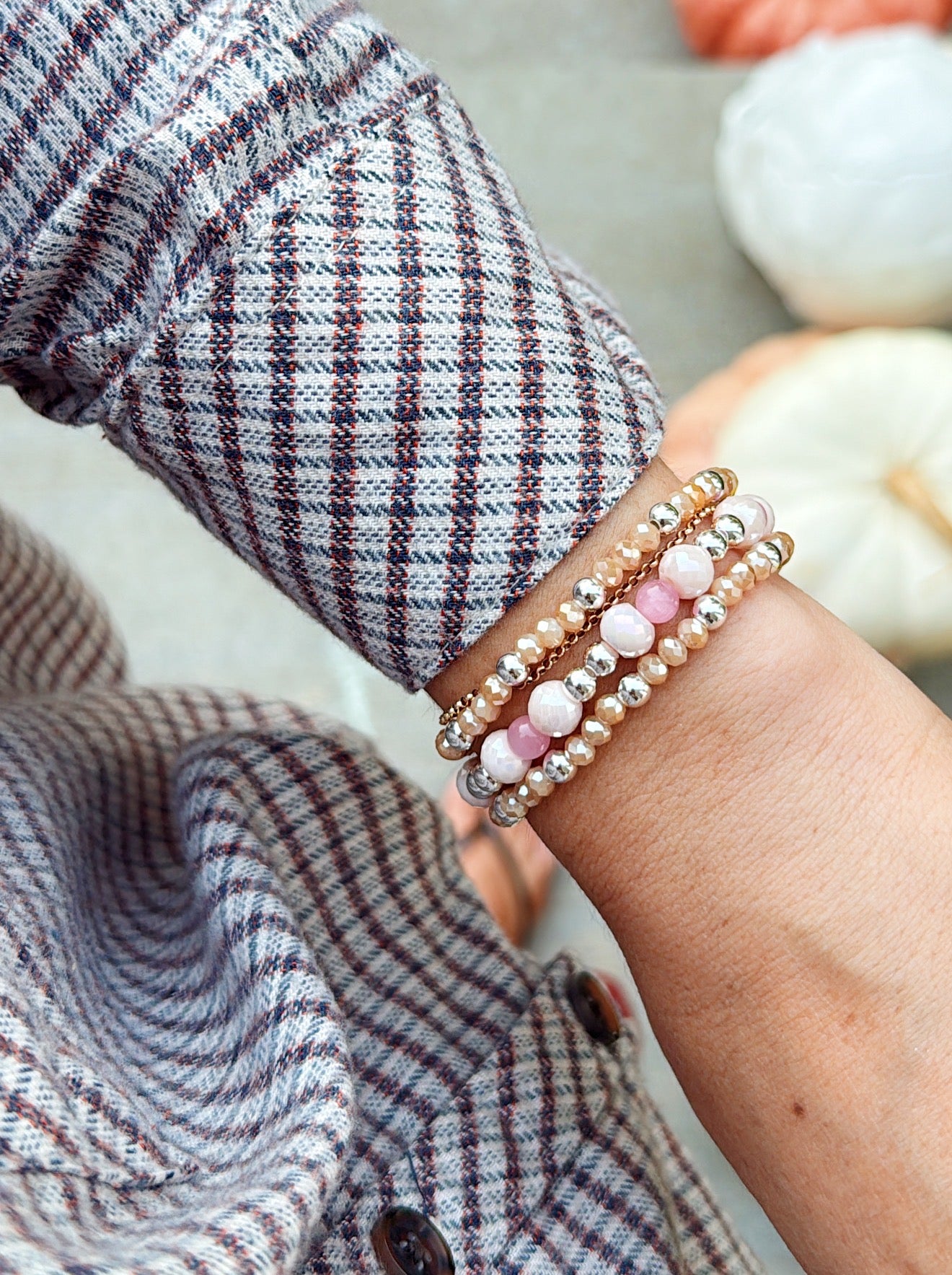 SILVER Pink Ribbon