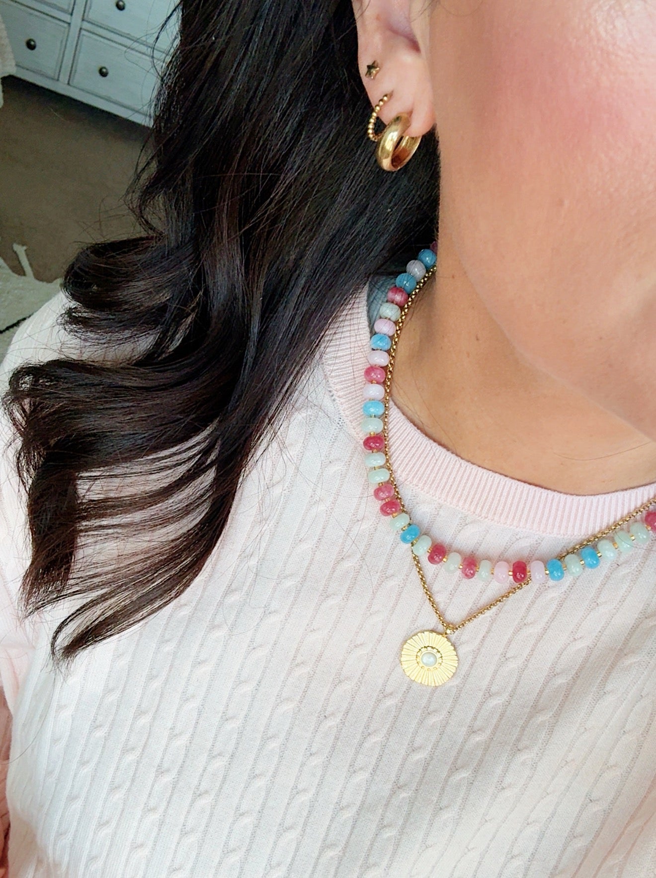 Pastel Rainbow Necklace