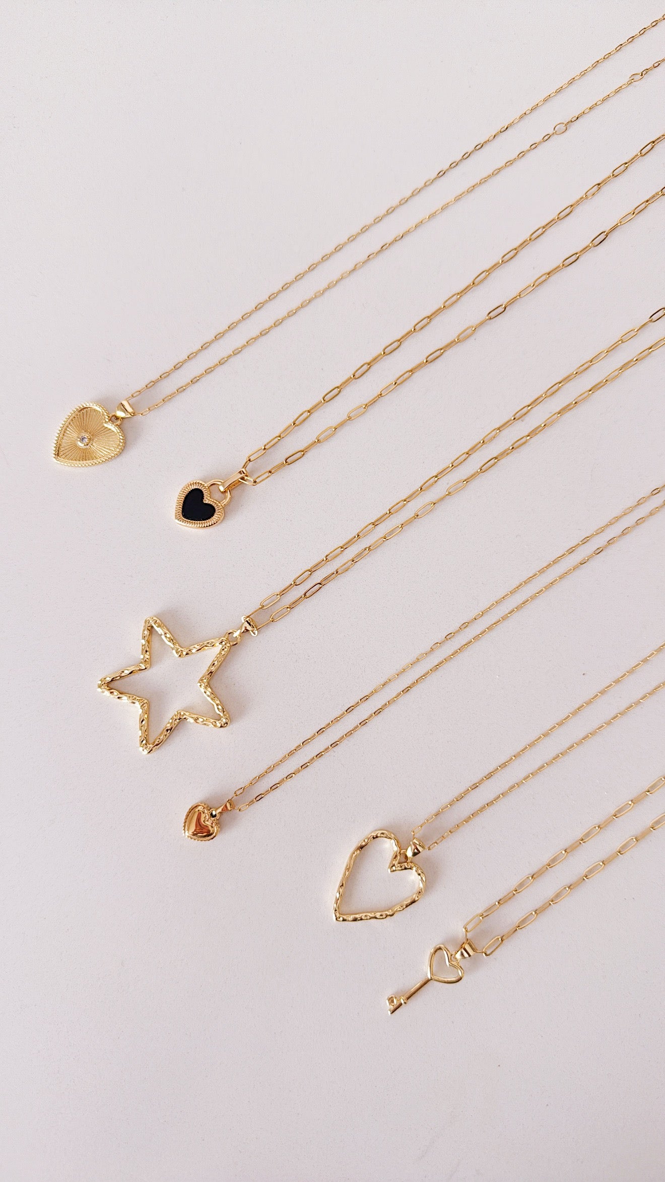 Hammered Heart Necklace