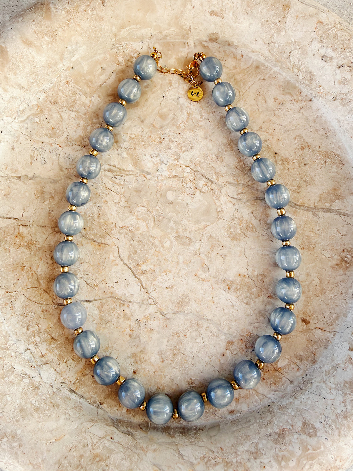 Sky Blue Bauble Necklace