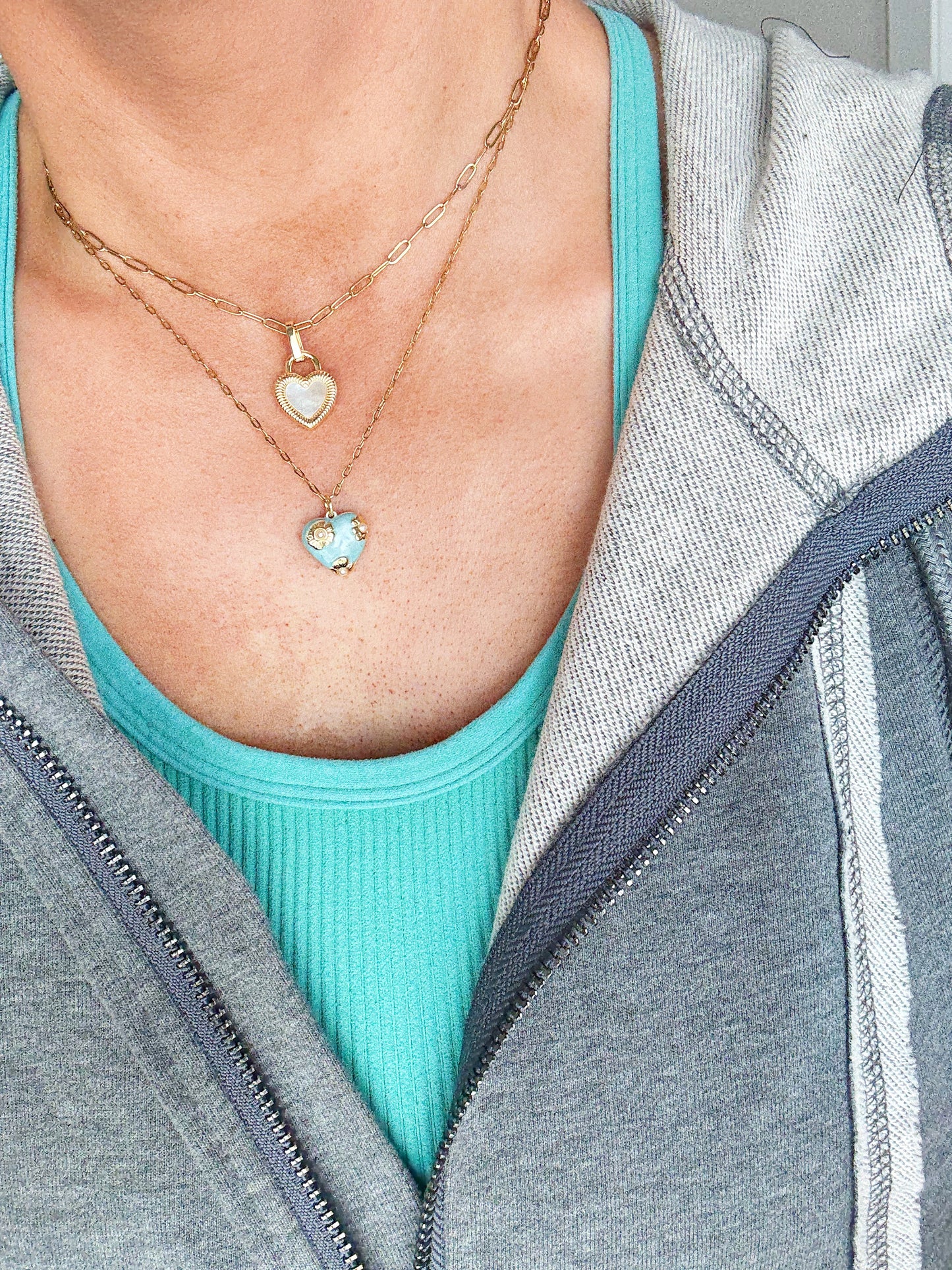 Reversible Heart Necklace