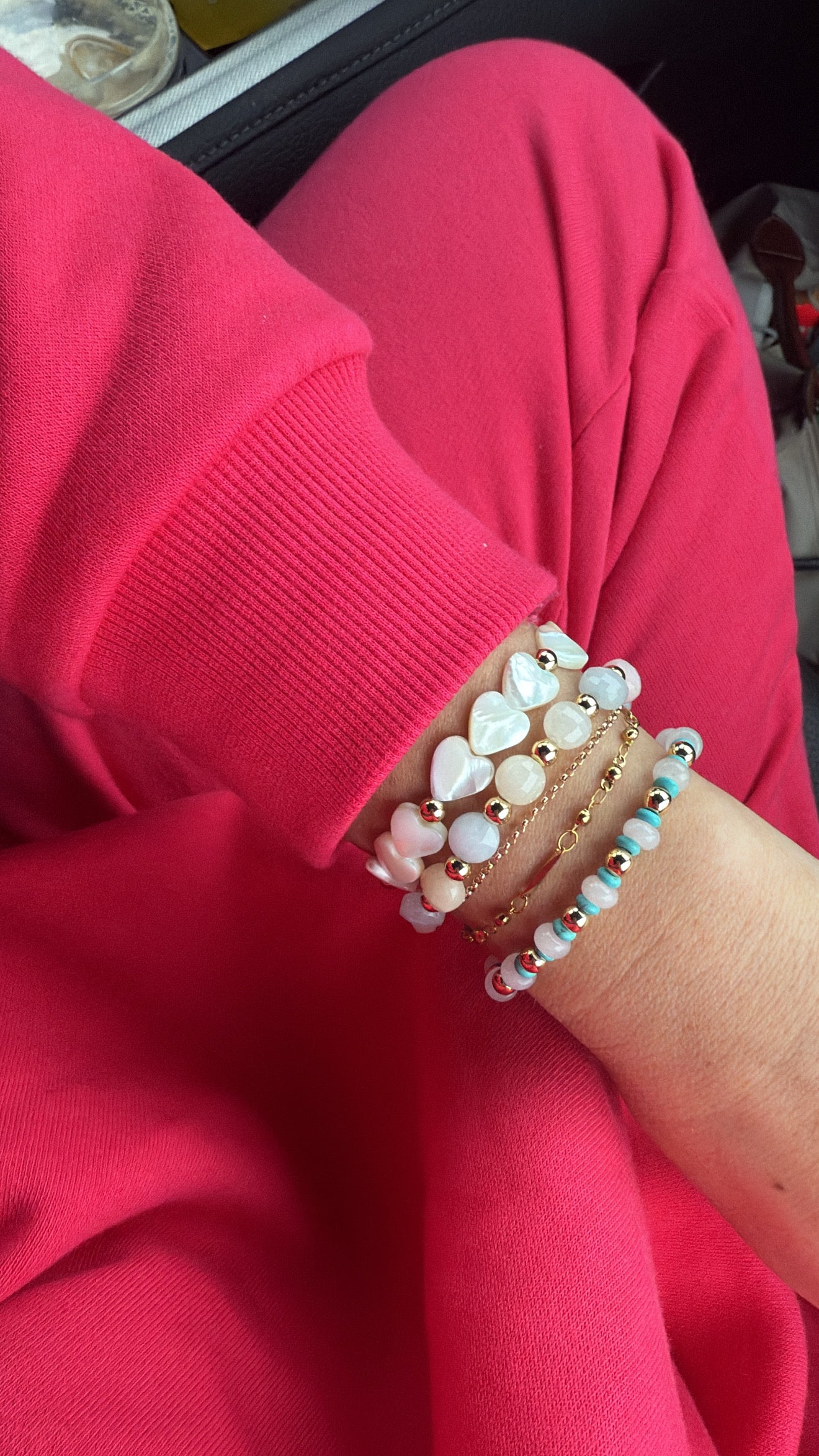 Natural Shell White Heart
