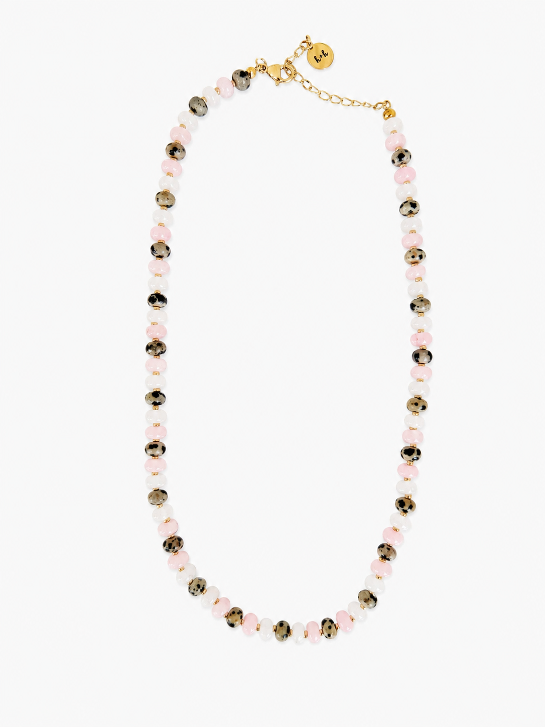 Pink Speckled Necklace