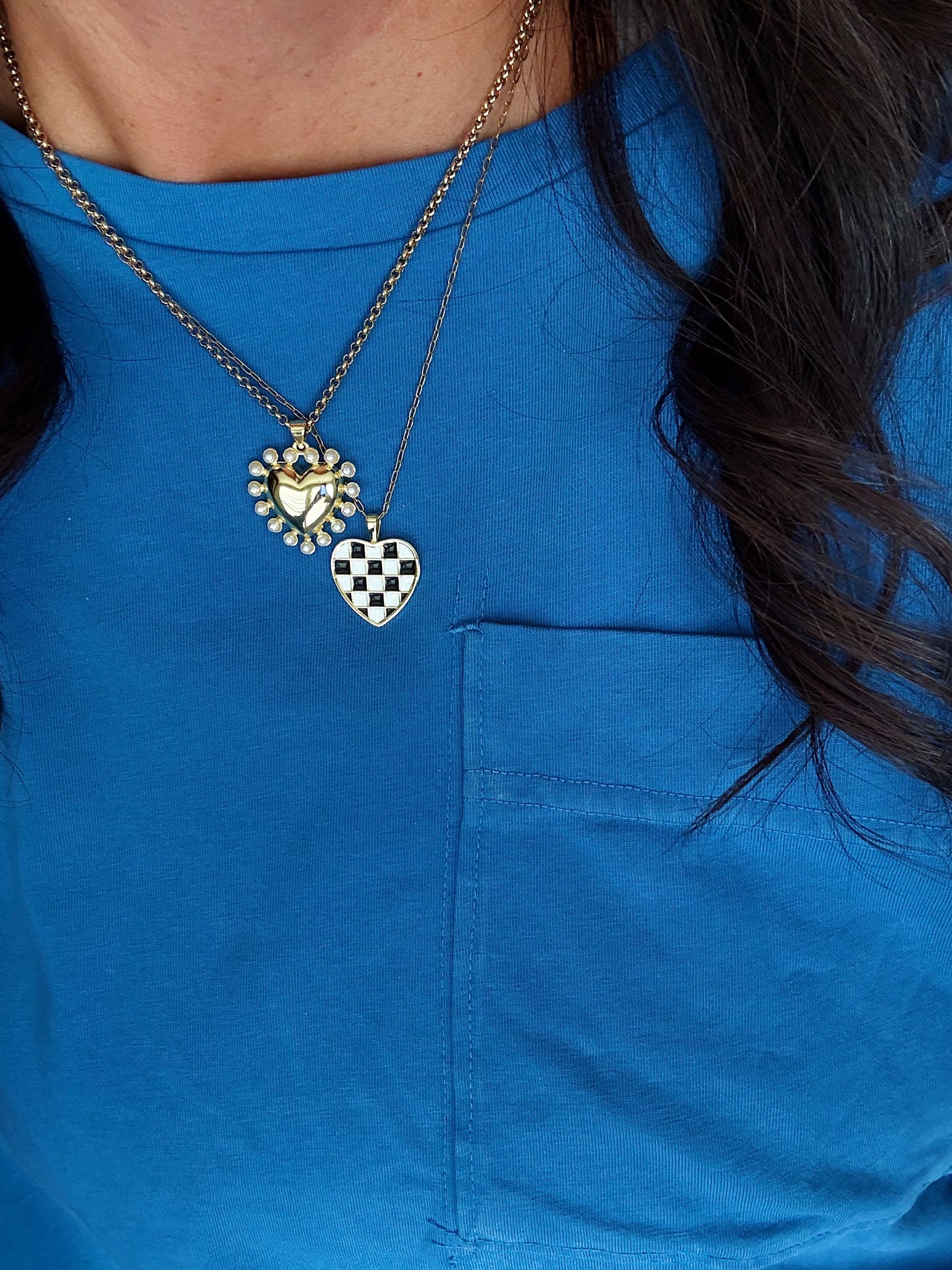 Pearl Sun Heart Necklace