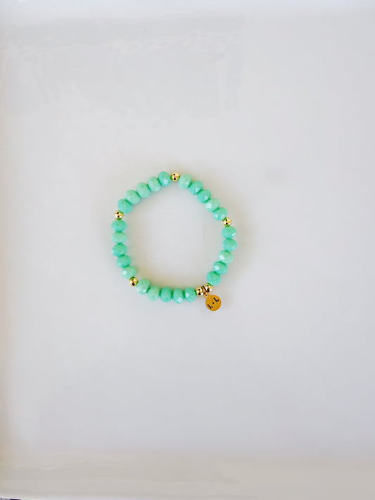 Sea Green Acrylic Bracelet