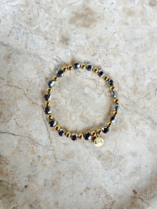 Hematite + Gold