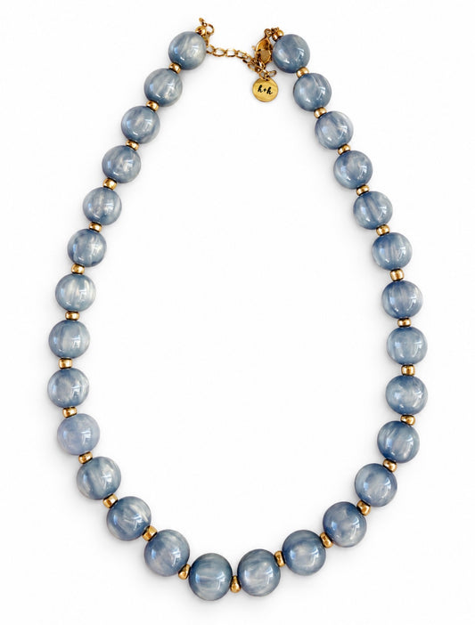 Sky Blue Bauble Necklace