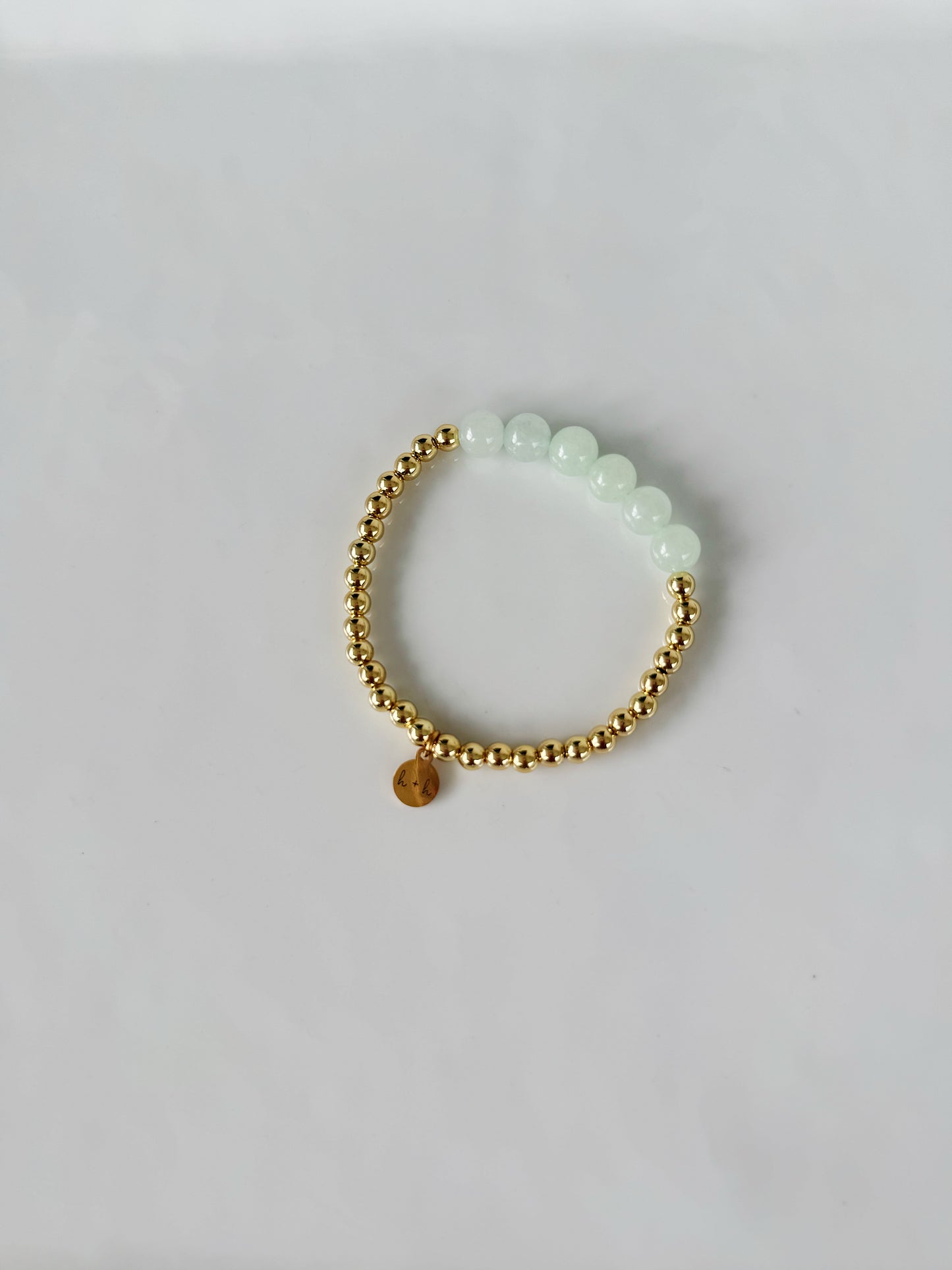 Light Green Bauble Bracelet