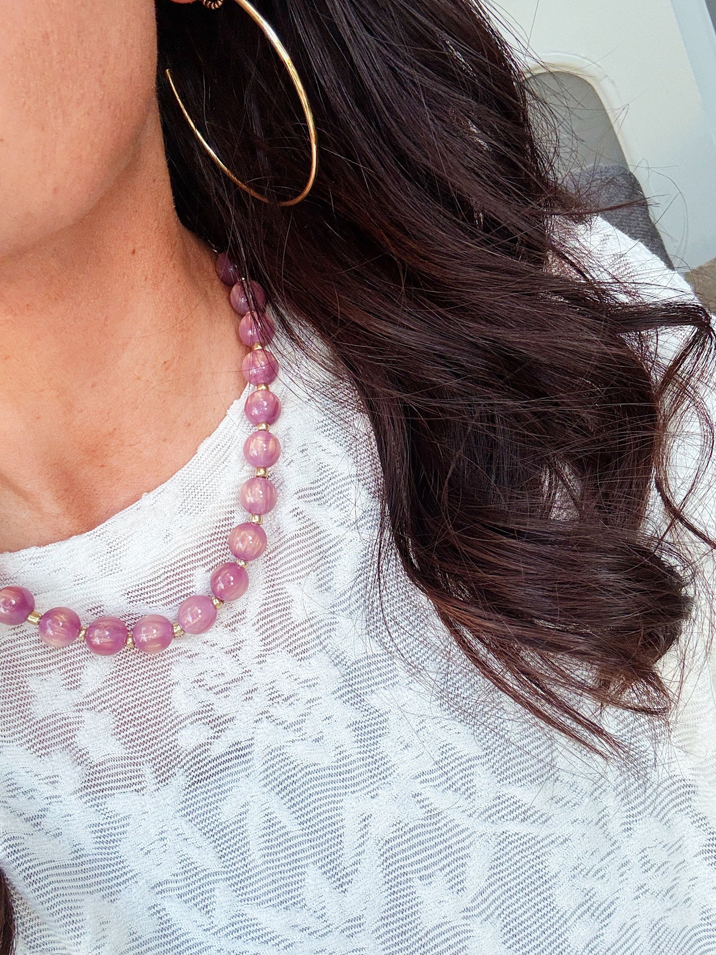 Rosé Bauble Necklace