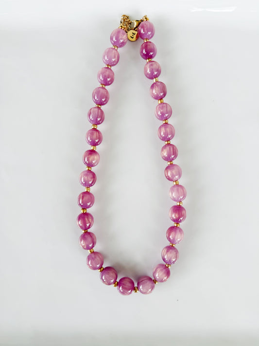 Rosé Bauble Necklace