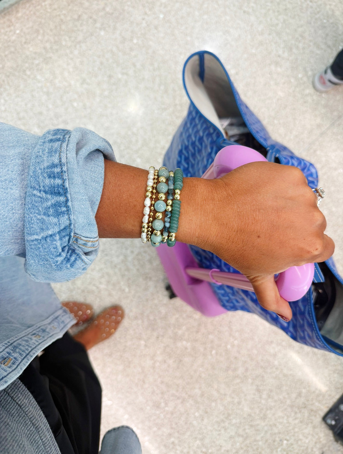 Square Indigo Bracelet