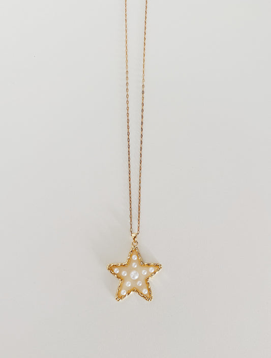 PEARL STAR NECKLACE