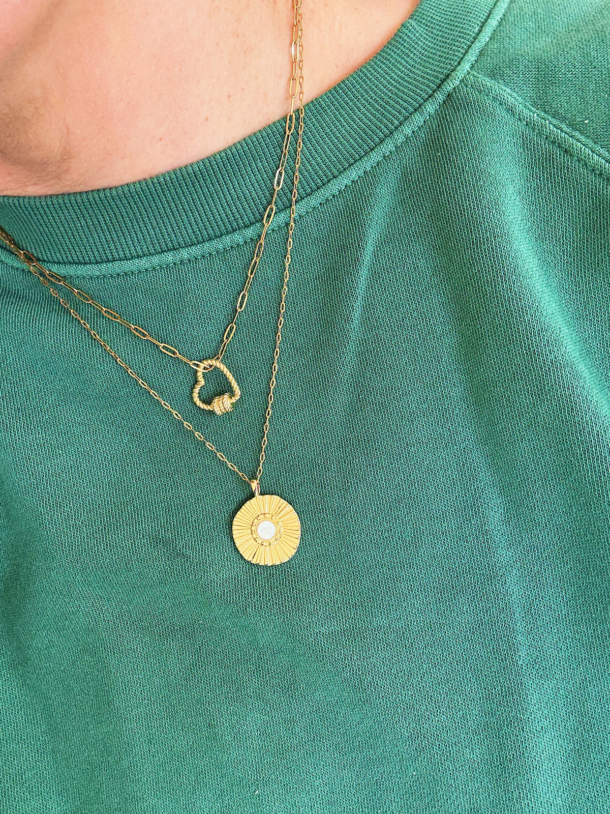 Twist Heart Necklace