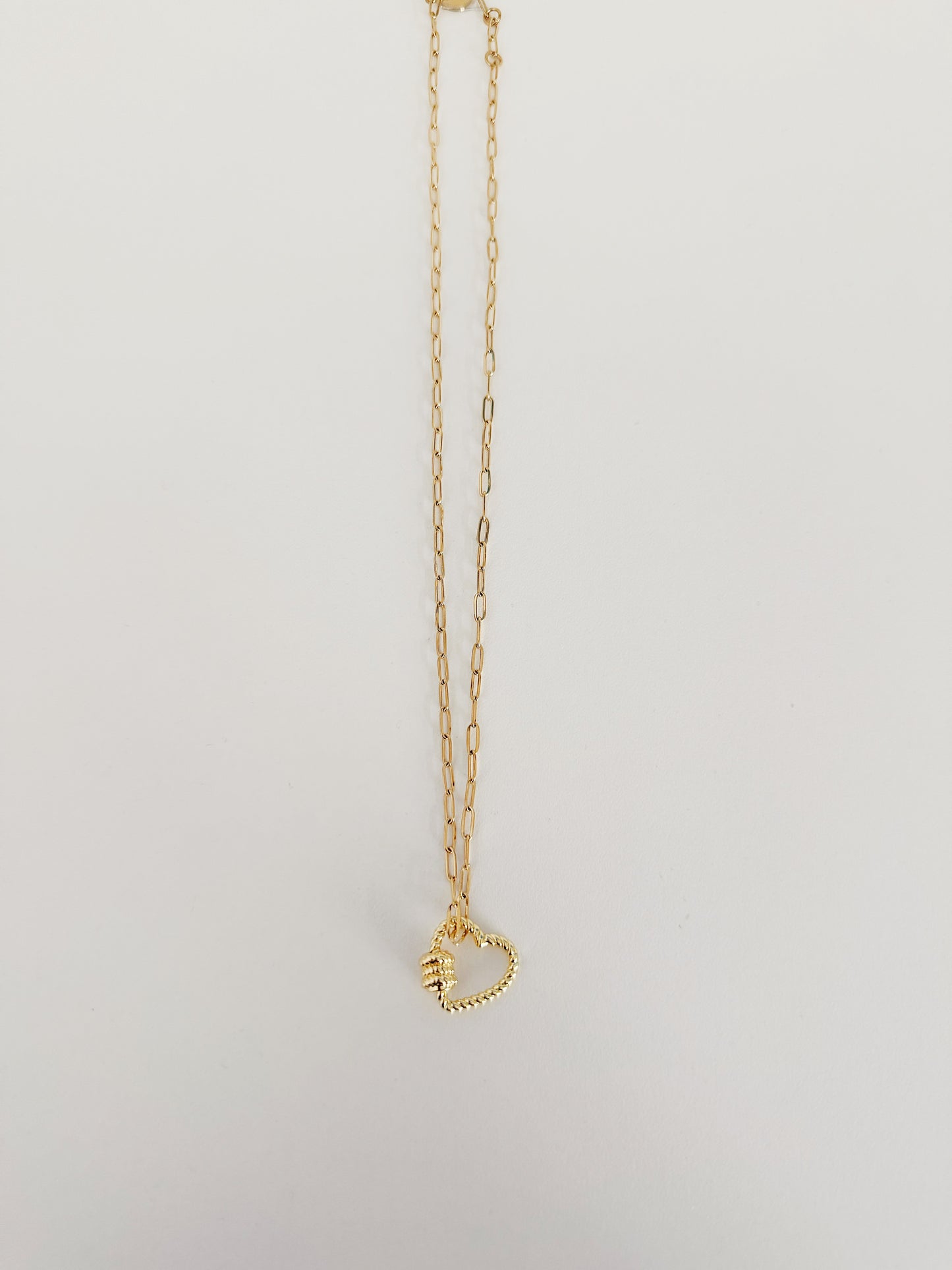 Twist Heart Necklace