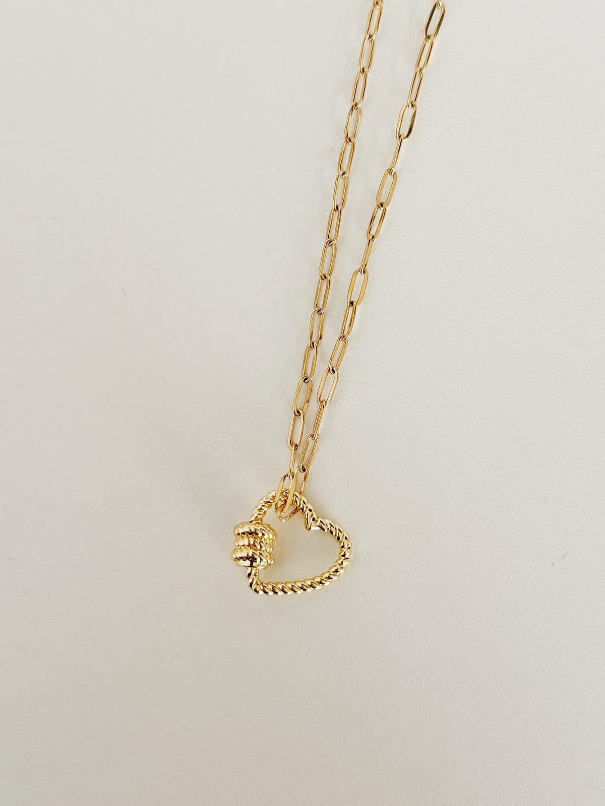 Twist Heart Necklace